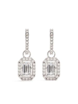 Swarovski boucles d'oreilles pendantes Una - Argent