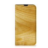 iPhone 13 Mini Book Wallet Case Licht Hout