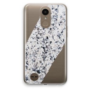 Gespikkelde marmer: LG K10 (2017) Transparant Hoesje