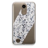 Gespikkelde marmer: LG K10 (2017) Transparant Hoesje