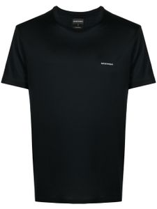 Emporio Armani t-shirt à logo imprimé - Noir