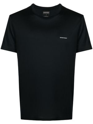 Emporio Armani t-shirt à logo imprimé - Noir