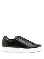 Ferragamo baskets à imprimé Cube Gancini - Noir