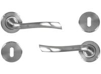 Linea Bertomani Deurklink - Inclusief Rozet - Aluminium Vernikkeld Linea Bertomani Deurklink - Inclusief Rozet - Aluminium Vernikkeld