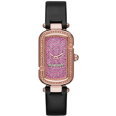 Horlogeband Marc by Marc Jacobs mj1554 Leder Zwart 12mm