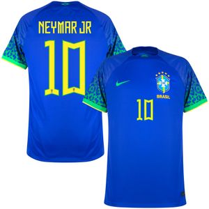 Brazilië Shirt Uit 2022-2023 + Neymar Jr 10