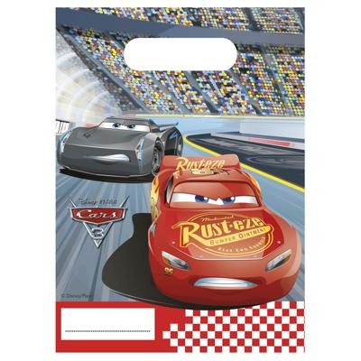 Folat BV Cars 3 uitdeelzakjes, 6st.