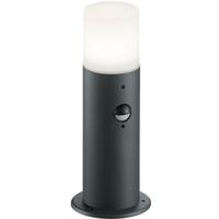 LED Buitenlamp met Bewegingssensor - Staande Tuinverlichting - E27 Fitting - IP44 Waterbestendig - Antraciet Aluminium