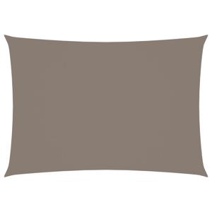 Zonnescherm rechthoekig 3x4 m oxford stof taupe