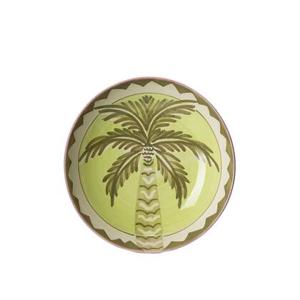 Sissy-Boy Groene presenteerschaal met palmboom