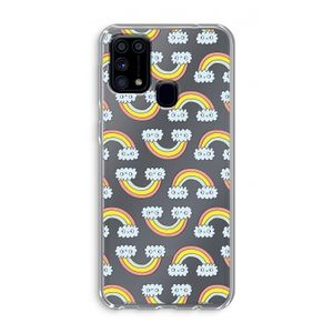 Regenboog: Samsung Galaxy M31 Transparant Hoesje