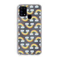 Regenboog: Samsung Galaxy M31 Transparant Hoesje