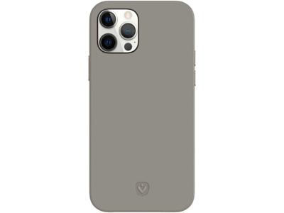 Valenta Valenta Leather Back Cover Snap Luxe Apple iPhone 12/12 Pro Grey