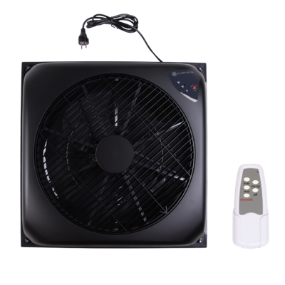 [tweedekans] Ceilingflow Plafondventilator - 130m3/h - Zwart - Met Afstandsbediening