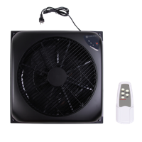 [tweedekans] Ceilingflow Plafondventilator - 130m3/h - Zwart - Met Afstandsbediening