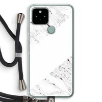 Biggest stripe: Pixel 5 Transparant Hoesje met koord