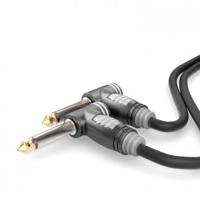 Sommer Cable HBA-6A-0030 Jackplug Audio Aansluitkabel [1x Jackplug male 6,3 mm (mono) - 1x Jackplug male 6,3 mm (mono)] 0.30 m Zwart