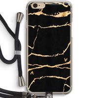 Gouden marmer: iPhone 6 / 6S Transparant Hoesje met koord Gouden marmer: iPhone 6 / 6S Transparant Hoesje met koord