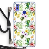 Gele kuif: Honor Note 10 Transparant Hoesje met koord