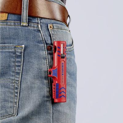 Knipex 16 85 125 SB Knipex-Werk Kabelstripper Geschikt voor: Ronde kabel, Kabel voor vochtige ruimte 8 tot 13 mm 0.2 tot 4.0 mm²
