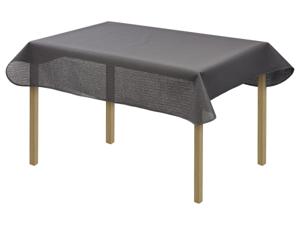 LIVARNO home Tuintafelkleed 130 x 160 cm (hoekig fijne rand, Grijs)