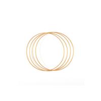 Vaessen Creative • metalen ringen set ø20cm 3mm goud 4x