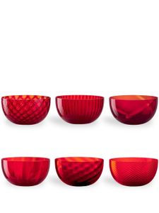 NasonMoretti lot de 6 tasses Idra - Rouge