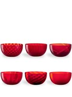 NasonMoretti lot de 6 tasses Idra - Rouge