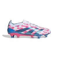 adidas Predator Elite IJzeren-Nop Voetbalschoenen (SG) Wit Roze Blauw