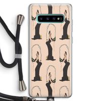 Pop Some Kim: Samsung Galaxy S10 Plus Transparant Hoesje met koord