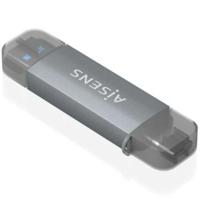 Kaartlezer Extern Aisens ASCR-2AC08-GR Grijs (1 Stuks)