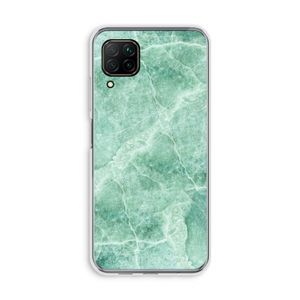 Groen marmer: Huawei P40 Lite Transparant Hoesje