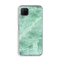 Groen marmer: Huawei P40 Lite Transparant Hoesje