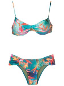 Lygia & Nanny bikini à effet torsadé - Bleu