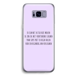 Regenboog: Samsung Galaxy S8 Plus Transparant Hoesje