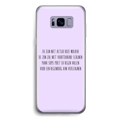 Regenboog: Samsung Galaxy S8 Plus Transparant Hoesje