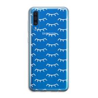 Wimpers: Samsung Galaxy A50 Transparant Hoesje