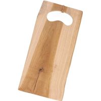 Houten serveerplank/tapasplank/serveerblad met handvat 42 cm