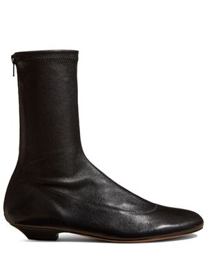 KHAITE bottines The Apollo en cuir - Noir