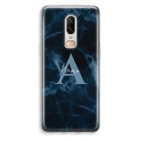 Midnight Marble: OnePlus 6 Transparant Hoesje Midnight Marble: OnePlus 6 Transparant Hoesje