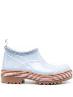 Thom Browne bottines à semelles rayées - Bleu