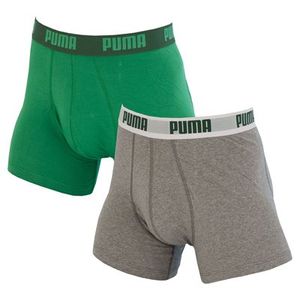 Puma - Basic Boxershorts 2 Pak - Amazone Groen