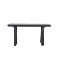 Light&living Side table 160x44x82 cm MUDEN mango hout mat zwart+zwart - thumbnail