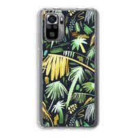 Tropical Palms Dark: Xiaomi Redmi Note 10S Transparant Hoesje