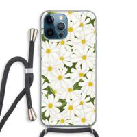 Summer Daisies: iPhone 12 Pro Max Transparant Hoesje met koord