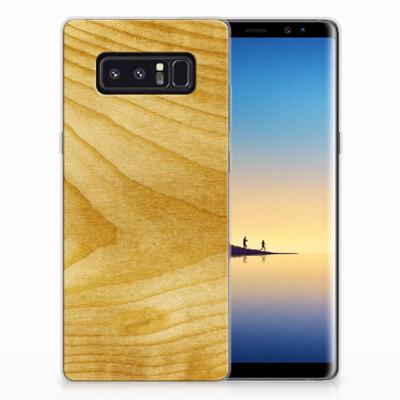 Samsung Galaxy Note 8 | Bumper Hoesje | Licht Hout