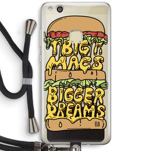 Big Macs Bigger Dreams: Huawei Ascend P10 Lite Transparant Hoesje met koord