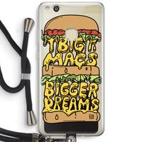 Big Macs Bigger Dreams: Huawei Ascend P10 Lite Transparant Hoesje met koord