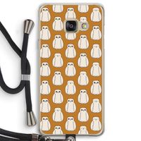 Uilen: Samsung Galaxy A3 (2016) Transparant Hoesje met koord