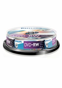 Philips Dvd-Rw 4,7Gb 4Xspeed Spindle 10 Stuks